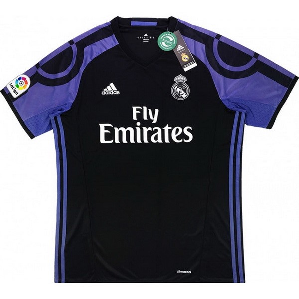 Tailandia Camiseta Real Madrid Tercera equipo Retro 2016 2017 Negro